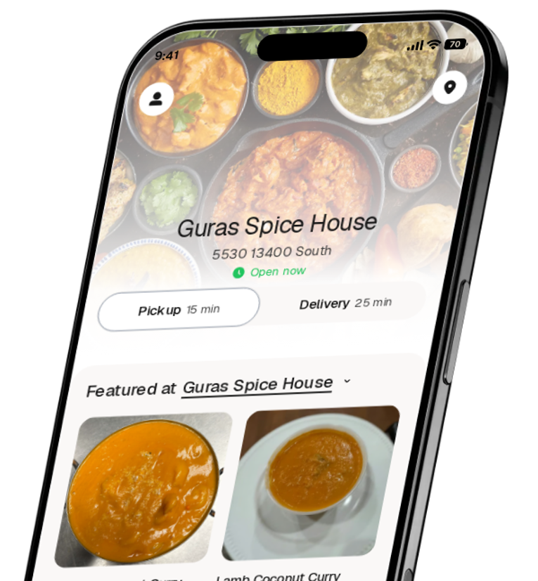 Guras Spice House app preview