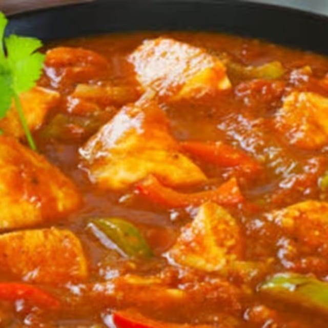 Chicken Jalfrezi.