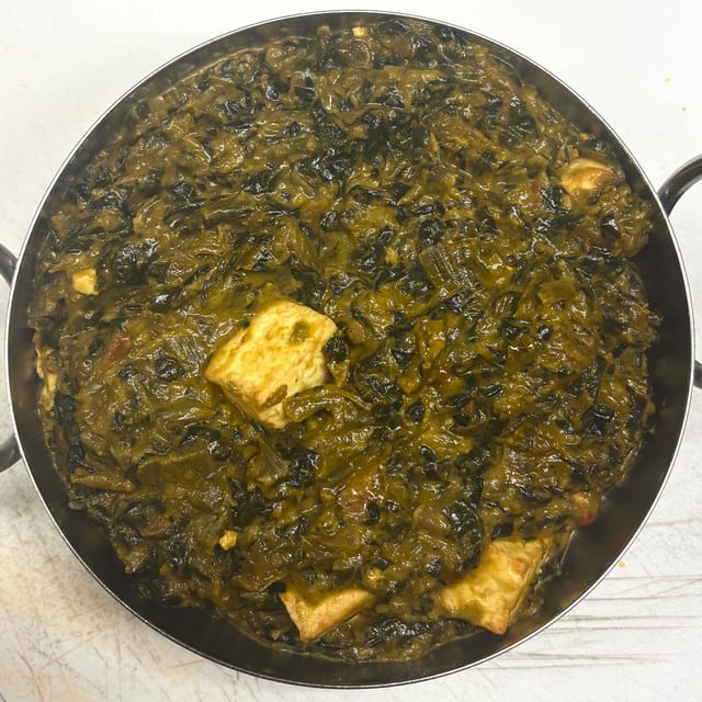 Saag Paneer.