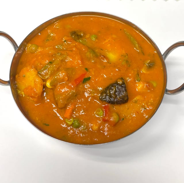 Mixed Vegetable Curry.