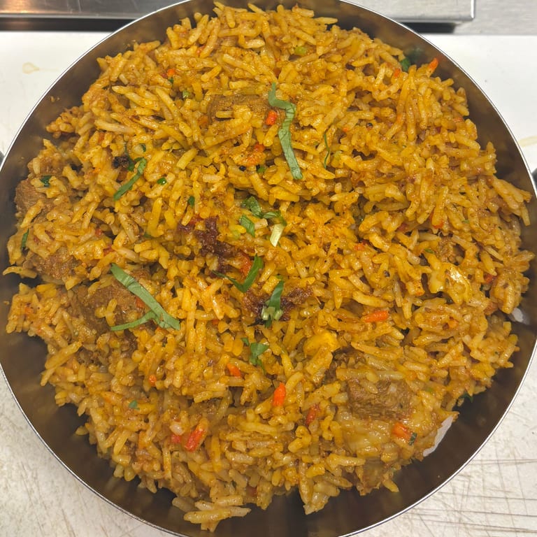 Delicious Lamb Biryani Awaits